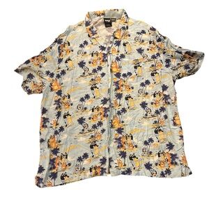 Tropical Print Bluey Men's Shirt